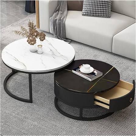 Contemporary Oak Wood Coffee Table